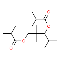 ChemSpider 2D Image | 2,2,4-Trimethyl-1,3-pentadienol diisobutyrate | C16H30O4
