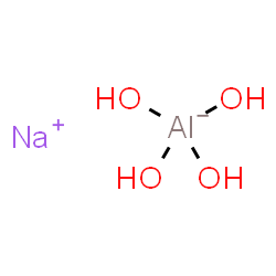 ChemSpider 2D Image | Sodium tetrahydroxyaluminate(1-) | H4AlNaO4