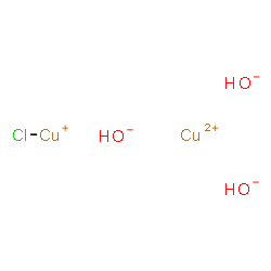 ChemSpider 2D Image | Chlorocopper(1+) copper(2+) hydroxide (1:1:3) | H3ClCu2O3