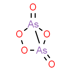 ChemSpider 2D Image | 2,3,5-Trioxa-1,4-diarsabicyclo[2.1.0]pentane 1,4-dioxide | As2O5