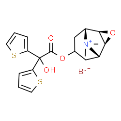 ChemSpider 2D Image | tiotropium cation bromide | C19H22BrNO4S2