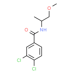 ChemSpider 2D Image | 3,4-Dichloro-N-(1-methoxy-2-propanyl)benzamide | C11H13Cl2NO2