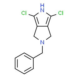 ChemSpider 2D Image | 2-Benzyl-4,6-dichloro-1,2,3,5-tetrahydropyrrolo[3,4-c]pyrrole | C13H12Cl2N2