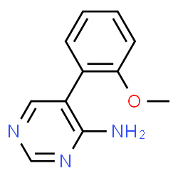 ChemSpider 2D Image | 5-(2-methoxyphenyl)pyrimidin-4-amine | C11H11N3O