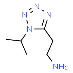 ChemSpider 2D Image | 2-(1-isopropyltetrazol-5-yl)ethanamine | C6H13N5