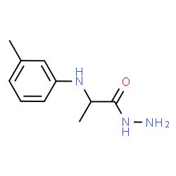 ChemSpider 2D Image | 2-[(3-Methylphenyl)amino]propanehydrazide | C10H15N3O