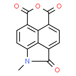 ChemSpider 2D Image | 1-Methylisochromeno[6,5,4-cde]indole-2,5,7(1H)-trione | C14H7NO4