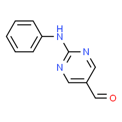 ChemSpider 2D Image | 2-Anilino-5-pyrimidinecarbaldehyde | C11H9N3O