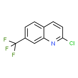 ChemSpider 2D Image | 2-Chloro-7-(trifluoromethyl)quinoline | C10H5ClF3N