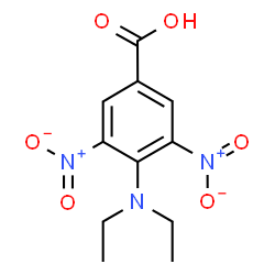 ChemSpider 2D Image | 4-(Diethylamino)-3,5-dinitrobenzoic acid | C11H13N3O6