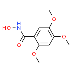 ChemSpider 2D Image | N-Hydroxy-2,4,5-trimethoxybenzamide | C10H13NO5
