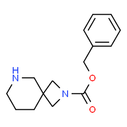 ChemSpider 2D Image | Benzyl 2,6-diazaspiro[3.5]nonane-2-carboxylate | C15H20N2O2