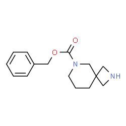 ChemSpider 2D Image | benzyl 2,6-diazaspiro[3.5]nonane-6-carboxylate | C15H20N2O2