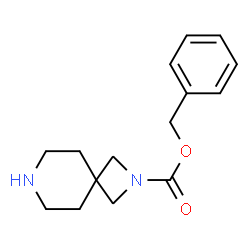ChemSpider 2D Image | Benzyl 2,7-diazaspiro[3.5]nonane-2-carboxylate | C15H20N2O2