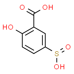 ChemSpider 2D Image | 2-Hydroxy-5-sulfinobenzoic acid | C7H6O5S