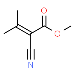 ChemSpider 2D Image | Methyl 2-cyano-3-methylcrotonate | C7H9NO2