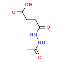 ChemSpider 2D Image | 4-(2-Acetylhydrazino)-4-oxobutanoic acid | C6H10N2O4