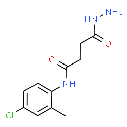 ChemSpider 2D Image | N-(4-Chloro-2-methylphenyl)-4-hydrazino-4-oxobutanamide | C11H14ClN3O2
