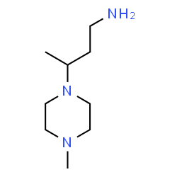 ChemSpider 2D Image | 3-(4-Methyl-1-piperazinyl)-1-butanamine | C9H21N3