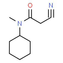 ChemSpider 2D Image | 2-Cyano-N-cyclohexyl-N-methylacetamide | C10H16N2O