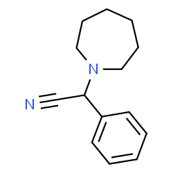 ChemSpider 2D Image | 1-Azepanyl(phenyl)acetonitrile | C14H18N2