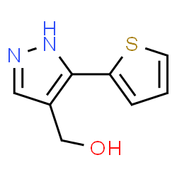 ChemSpider 2D Image | [5-(2-Thienyl)-1H-pyrazol-4-yl]methanol | C8H8N2OS