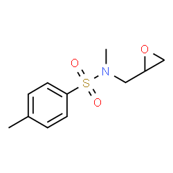 ChemSpider 2D Image | N,4-Dimethyl-N-(2-oxiranylmethyl)benzenesulfonamide | C11H15NO3S