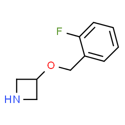 ChemSpider 2D Image | 3-((2-fluorobenzyl)oxy)azetidine | C10H12FNO