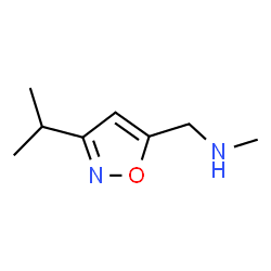 ChemSpider 2D Image | [(3-Isopropylisoxazol-5-yl)methyl]methylamine | C8H14N2O