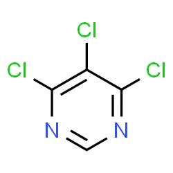 ChemSpider 2D Image | 4,5,6-Trichloropyrimidine | C4HCl3N2