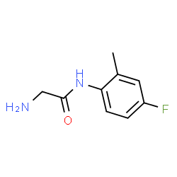 ChemSpider 2D Image | N-(4-Fluoro-2-methylphenyl)glycinamide | C9H11FN2O
