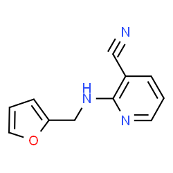 ChemSpider 2D Image | 2-[(furan-2-ylmethyl)amino]pyridine-3-carbonitrile | C11H9N3O
