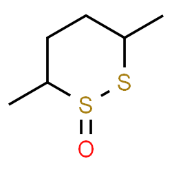 ChemSpider 2D Image | 3,6-Dimethyl-1,2-dithiane 1-oxide | C6H12OS2