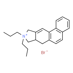 ChemSpider 2D Image | 9,9-Dipropyl-7a,8,9,10-tetrahydro-7H-naphtho[1,2-f]isoindolium bromide | C22H28BrN