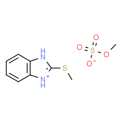 ChemSpider 2D Image | 2-(Methylsulfanyl)-1H-3,1-benzimidazol-1-ium methyl sulfate | C9H12N2O4S2