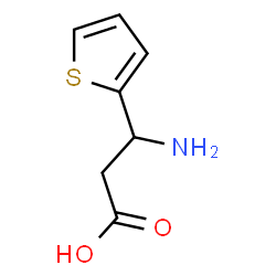 ChemSpider 2D Image | 3-(2-thienyl)-beta-alanine | C7H9NO2S