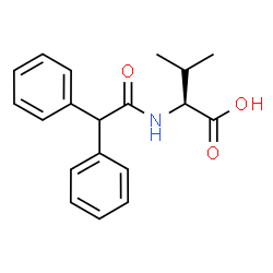 ChemSpider 2D Image | N-(Diphenylacetyl)-L-valine | C19H21NO3
