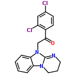 InChI=1/C18H15Cl2N3O/c19-12-6-7-13(14(20)10-12)17(24)11-23-16-5-2-1-4-15(16)22-9-3-8-21-18(22)23/h1-2,4-7,10H,3,8-9,11H2