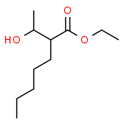 ChemSpider 2D Image | Ethyl 2-(1-hydroxyethyl)heptanoate | C11H22O3