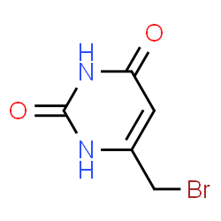 ChemSpider 2D Image | 6-(Bromomethyl)-2,4(1H,3H)-pyrimidinedione | C5H5BrN2O2