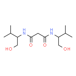 ChemSpider 2D Image | N,N'-Bis(1-hydroxy-3-methyl-2-butanyl)malonamide | C13H26N2O4