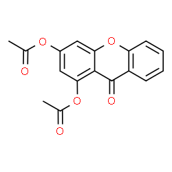 ChemSpider 2D Image | 9-Oxo-9H-xanthene-1,3-diyl diacetate | C17H12O6