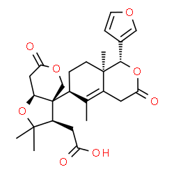 ChemSpider 2D Image | deoxylimonoic acid | C26H32O8