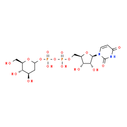 ChemSpider 2D Image | UDP-2-deoxyglucose | C15H24N2O16P2