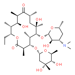 ChemSpider 2D Image | Erythromycin D | C36H65NO12