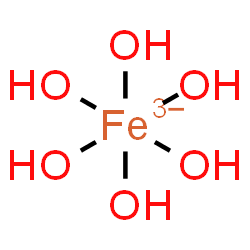ChemSpider 2D Image | Hexahydroxyferrate(3-) | H6FeO6