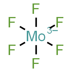 ChemSpider 2D Image | Hexafluoromolybdate(3-) | F6Mo