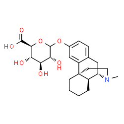 ChemSpider 2D Image | dextrorphan O-glucosiduronic acid | C23H31NO7