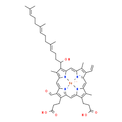 ChemSpider 2D Image | ferroheme a | C49H56FeN4O6