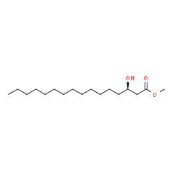 ChemSpider 2D Image | methyl (R)-3-hydroxypalmitate | C17H34O3